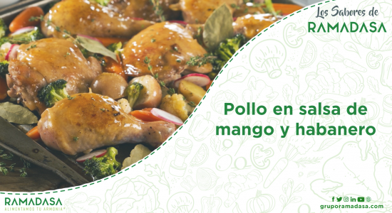 pollo en salsa habanero